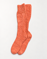 Coral Knitted Socks